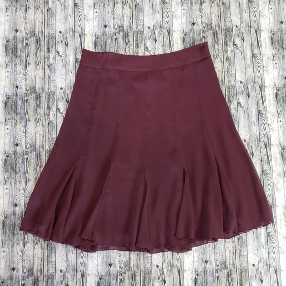 Apt. 9 Dresses & Skirts - Apt.9 dark plum colored chiffon skirt